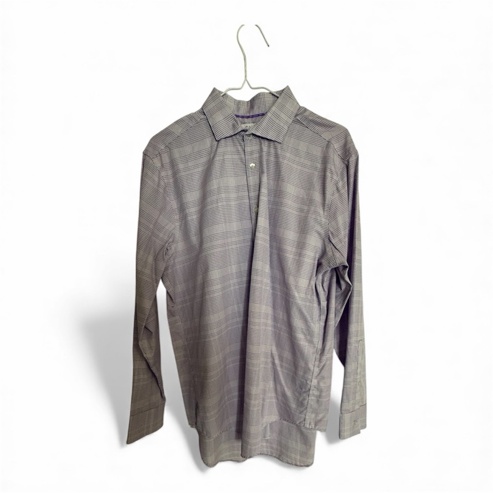 Calvin Klein Slim Fit Long Sleeve Dress Shirt Purple (16 - 32/33)